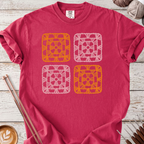 Pink & Orange Granny Squares T-shirt