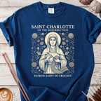 Patron Saint of Crochet T-shirt