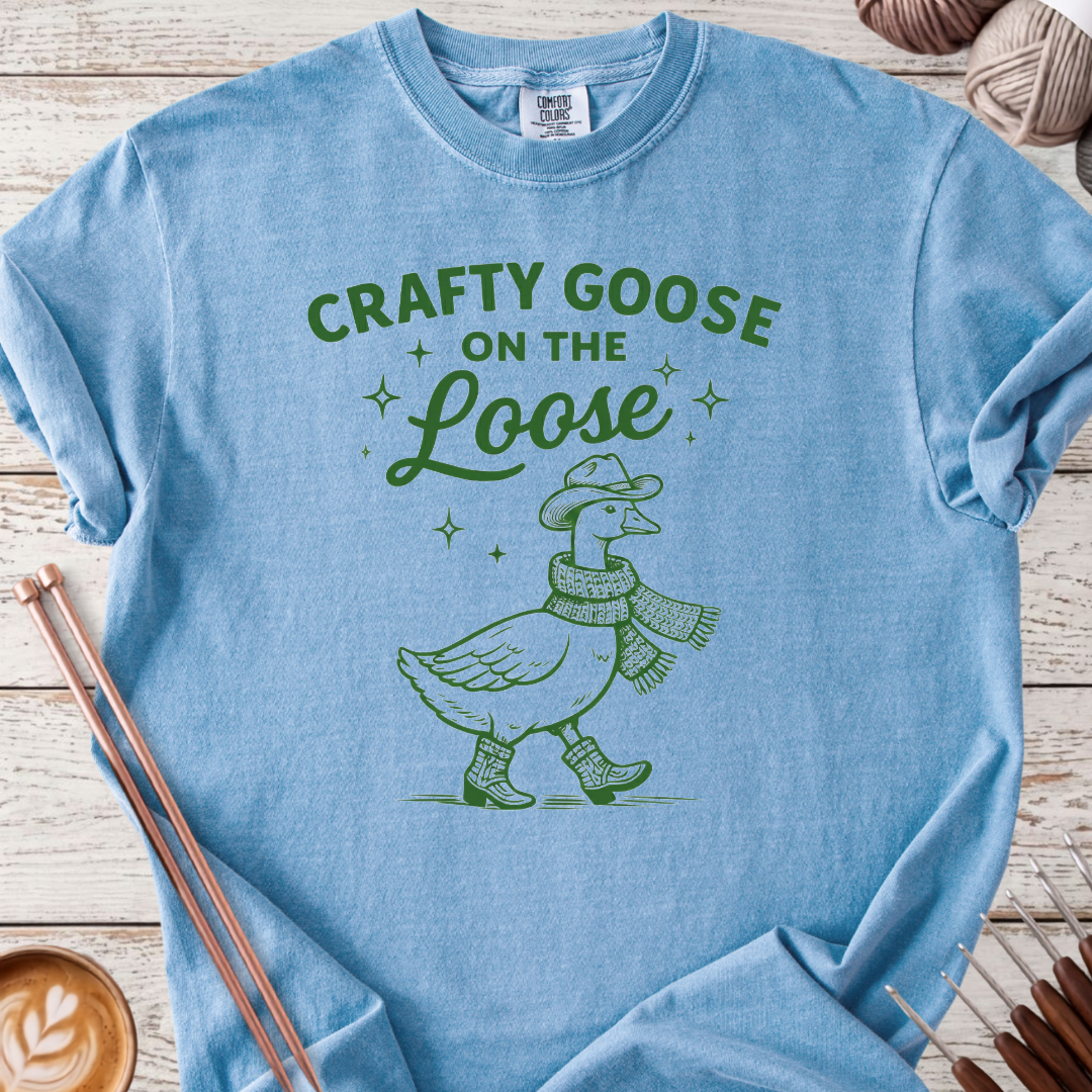 Crafty Goose on the Loose T-shirt