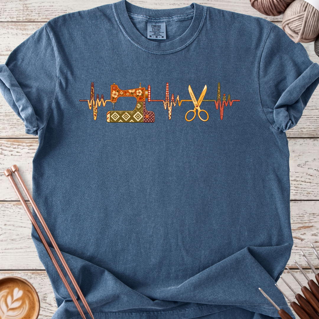 Sewing Heartbeat T-shirt