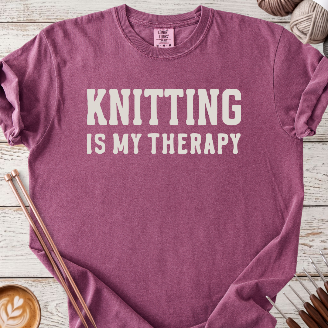 Knitting is my Therapy T-shirt