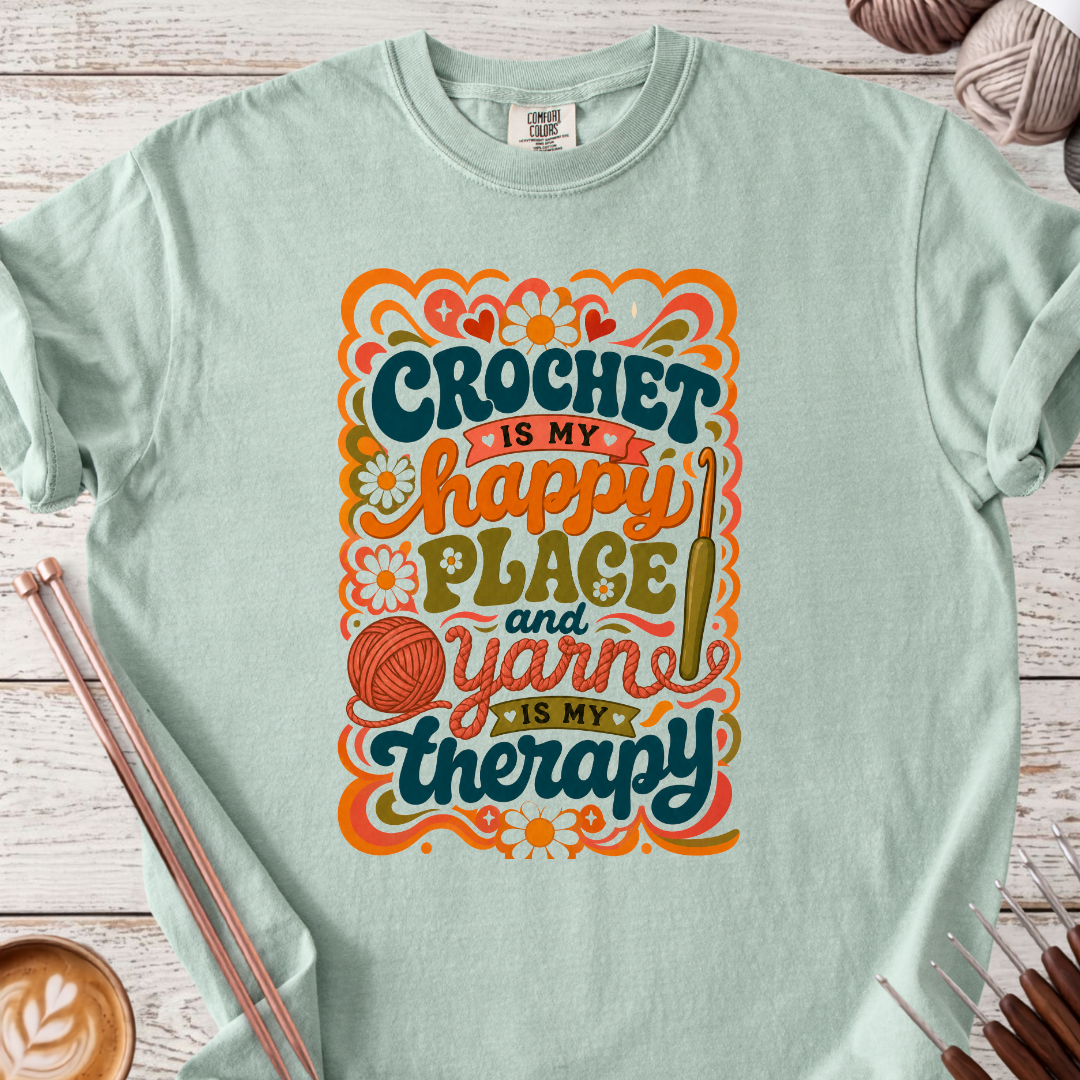 Crochet is my Happy Place T-shirt