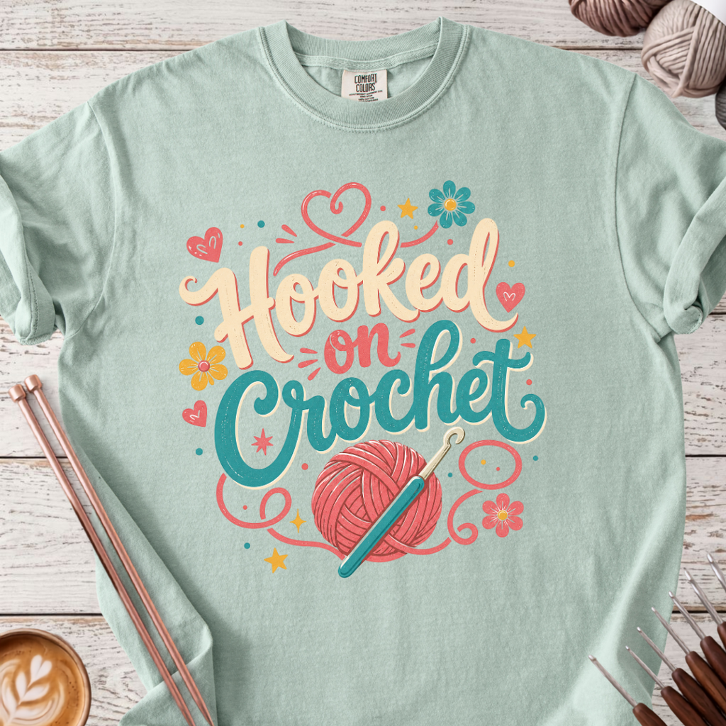Hooked on Crochet T-shirt