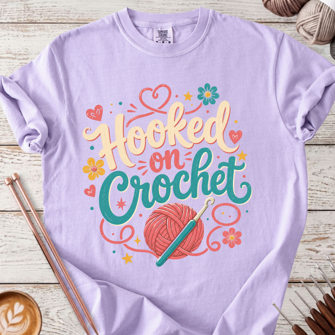 Hooked on Crochet T-shirt