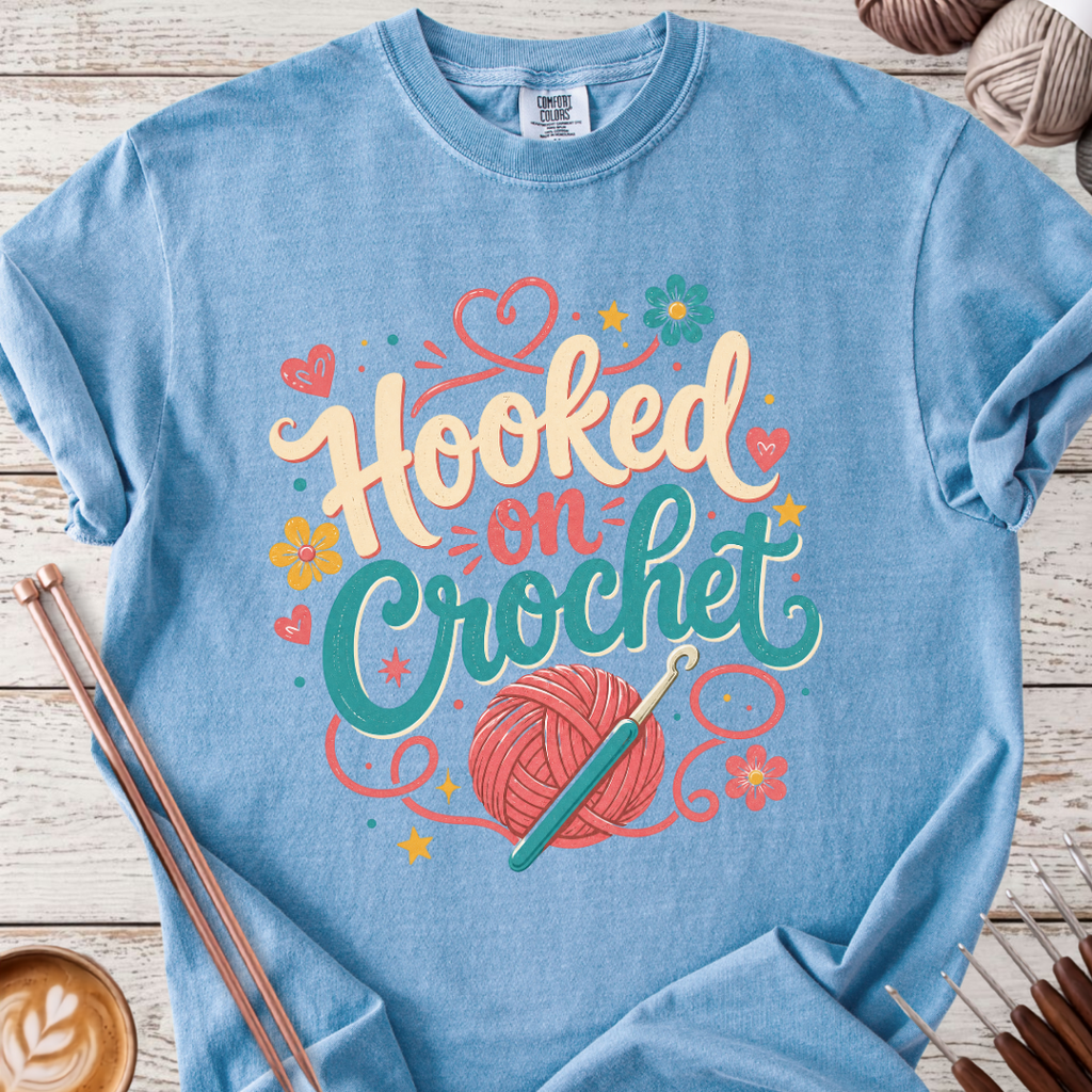 Hooked on Crochet T-shirt