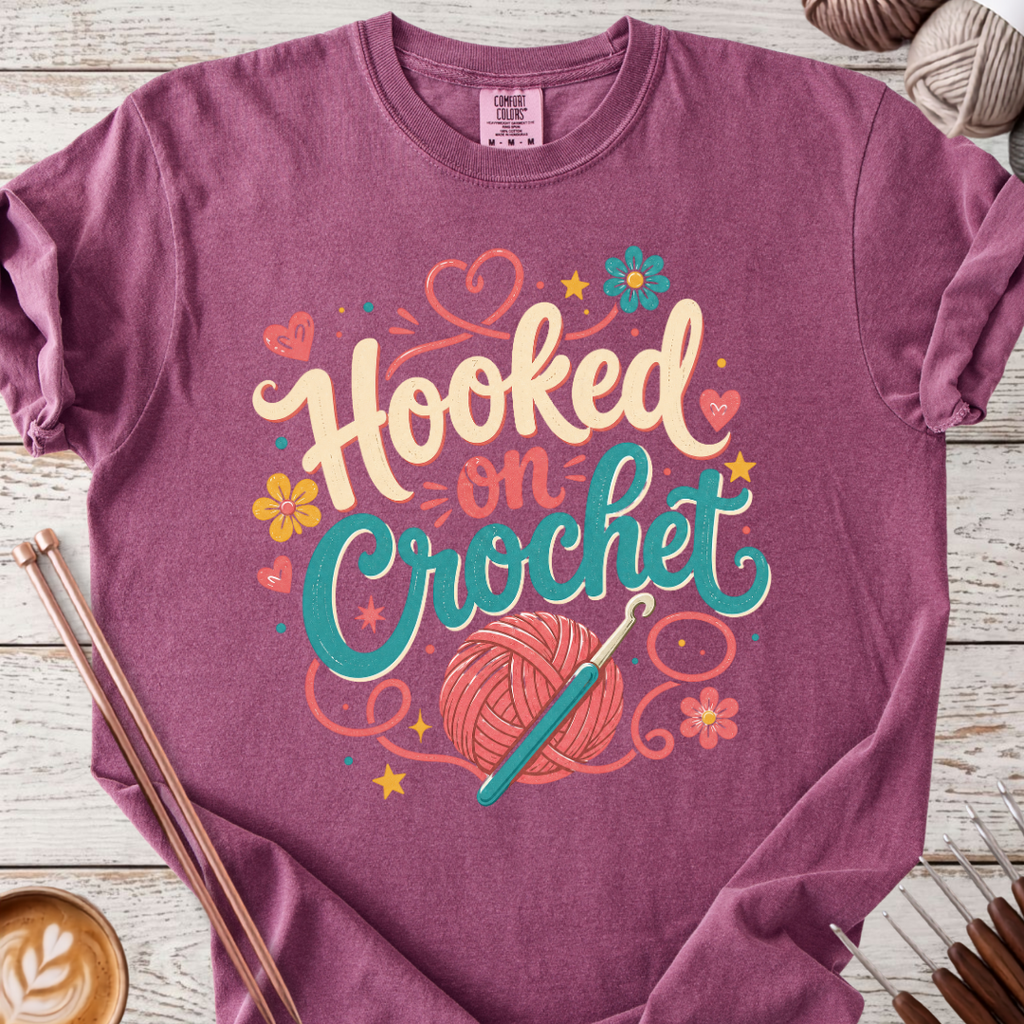 Hooked on Crochet T-shirt