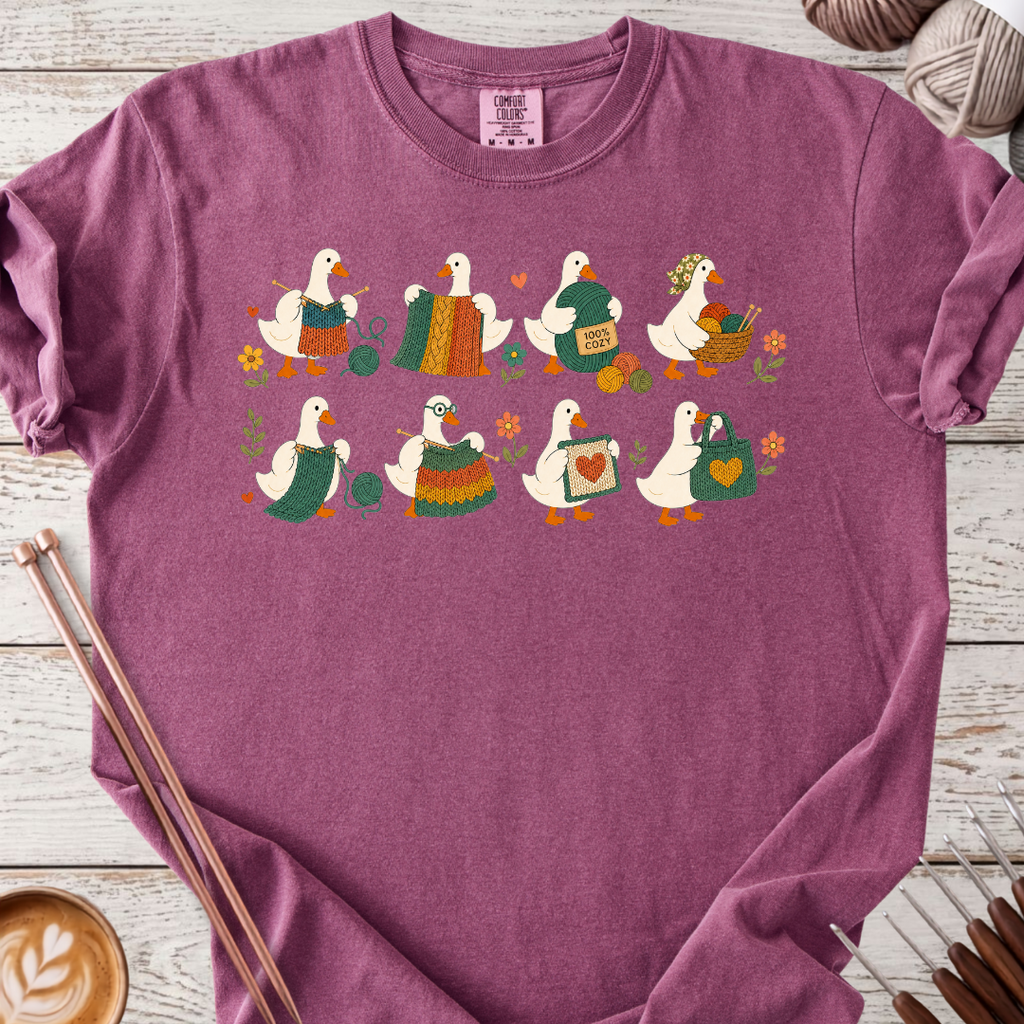 Knitting Goose T-shirt