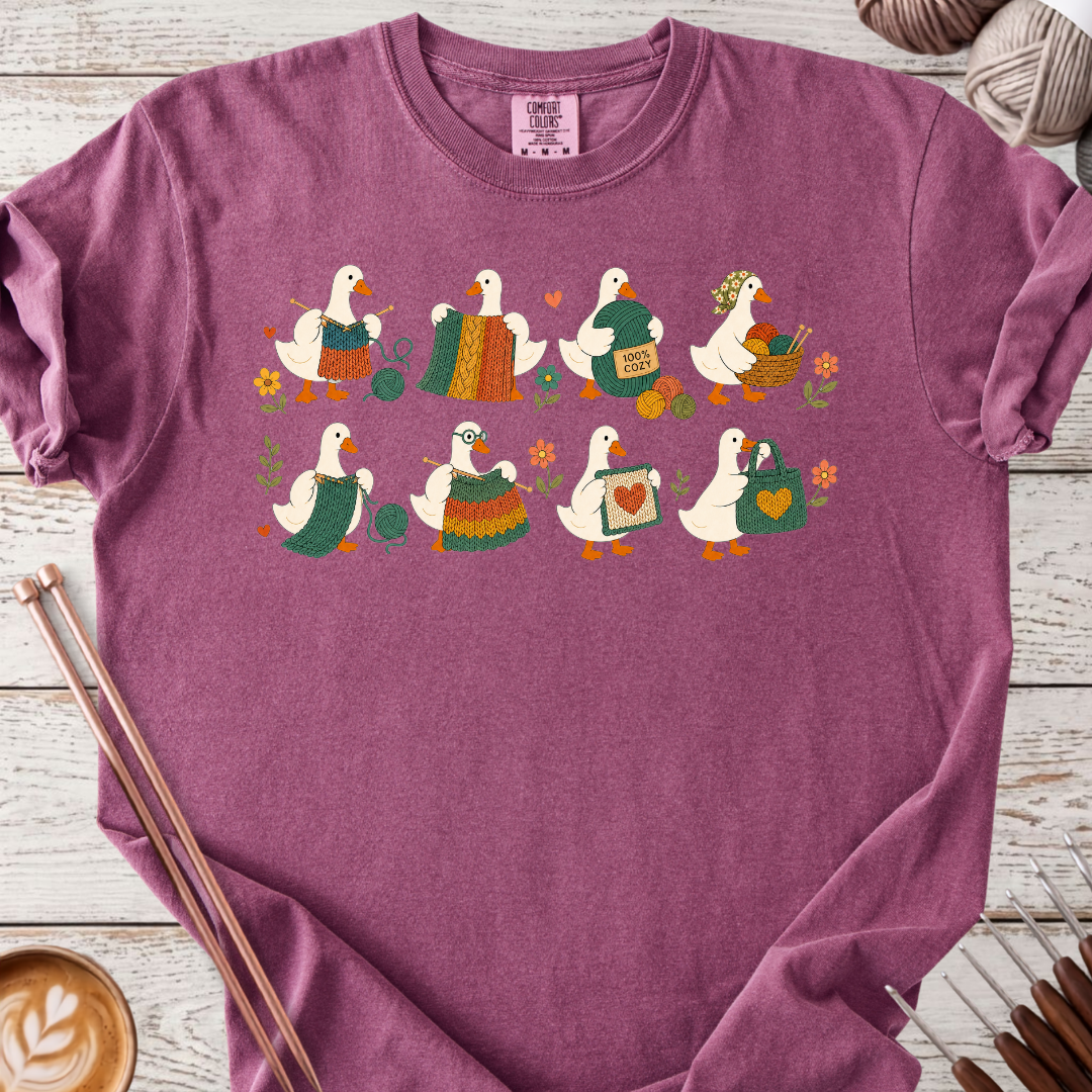 Knitting Goose T-shirt