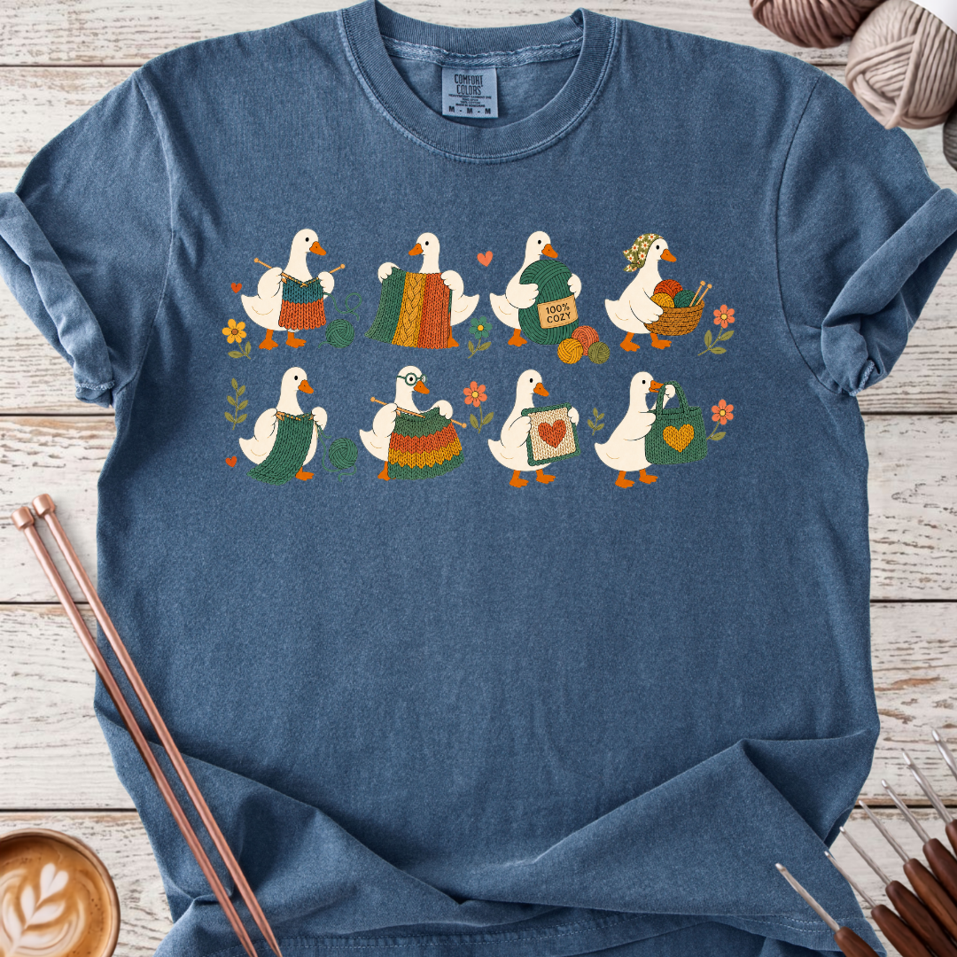 Knitting Goose T-shirt
