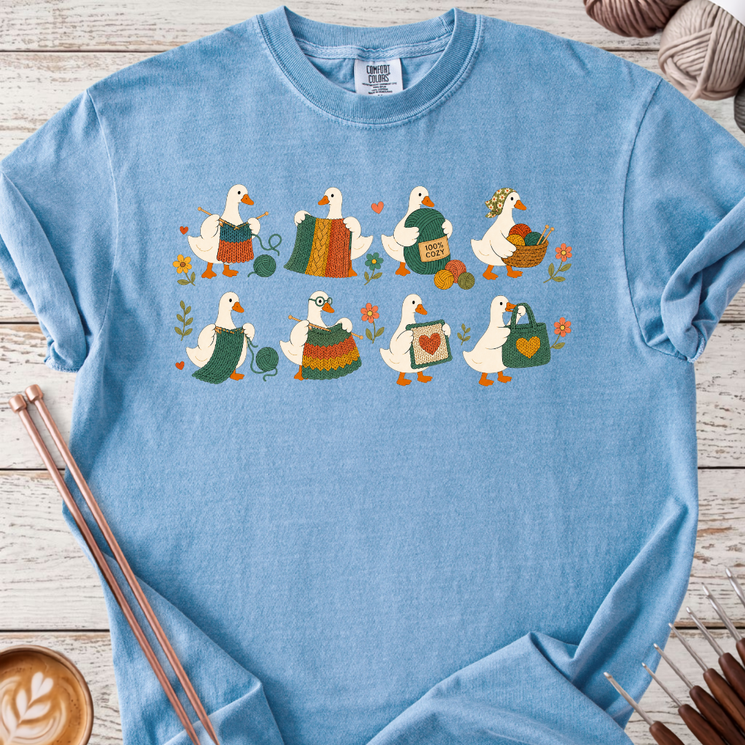 Knitting Goose T-shirt