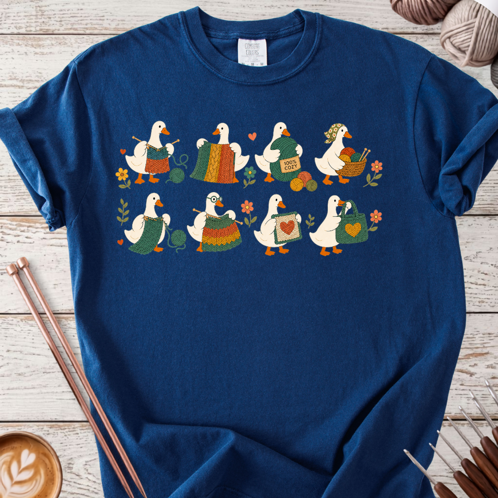 Knitting Goose T-shirt