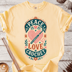 Peace Love Crochet T-shirt