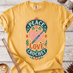 Peace Love Crochet T-shirt